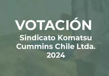 Logo de la votación Votación Reforma de Estatutos Sindicato Komatsu Cummins Chile Ltda. 2024